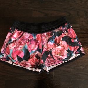 Flowery Lululemon Shorts
